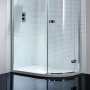 April Offset Quadrant Shower Tray 1000mm x 800mm - Right Handed