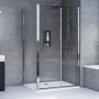 Aqualux AQX 6 Sliding Door Shower Enclosure 1200mm x 900mm - 6mm Glass