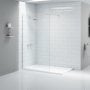 Aquashine Wet Room Glass Shower Panel 1400mm Wide - 8mm Glass