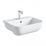 Arley 600 Semi-Recessed Basin 520mm Wide - 1 Tap Hole