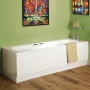 Arley Granada Rectangular Single Ended Bath with Grips 1675mm x 700mm 5mm - 0 Tap Hole