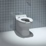 Arley School Infant Back To Wall Toilet - Open Ring Seat