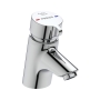 Armitage Shanks Avon 21 Push Button Self Closing Basin Mixer Tap - Chrome