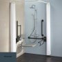 Armitage Shanks Contour 21 Doc M Pack with TMV3 Exposed Shower Valve and Dual Shower Kit - Charcoal Rails