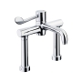 Armitage Shanks Markwik 21 Plus Thermostatic Pillar Mounted Basin Mixer with Lever Fixed Spout
