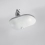 Armitage Shanks Marlow 21 Oval Under Countertop Basin with Overflow 550mm Wide - 0 Tap Hole
