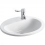 Armitage Shanks Orbit 21 Countertop Basin without Overflow 550mm Wide - 1 RH Tap Hole