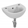 Armitage Shanks Sandringham 21 Wall Hung Handrinse Basin with Overflow 350mm Wide - 2 Tap Hole