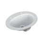 Armitage Shanks Sandringham 21 Inset Countertop Basin 500mm Wide - 2 Tap Hole