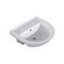 Armitage Shanks Sandringham 21 Semi-Recessed Basin 500mm Wide with Chain Hole - 2 Tap Hole