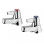Armitage Shanks Sandringham 21 Lever Head Bath Taps Pair - Chrome