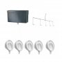 Armitage Shanks Sanura Hygeniq 5 Urinal Pack with Concealed Auto Cistern