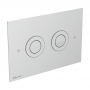 Armitage Shanks Septa Pro P1 Pneumatic Metal Dual Flush Plate - Stainless Steel