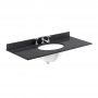 Bayswater Black Marble Top Furniture Basin 1000mm Wide 3 Tap Hole