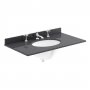 Bayswater Black Marble Top Furniture Basin 800mm Wide 3 Tap Hole