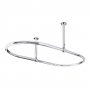 Bayswater Cicero Oval Shower Curtain Ring Chrome