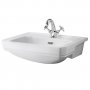 Bayswater Fitzroy Semi Recessed Basin 560mm Wide - 1 Tap Hole