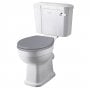 Bayswater Fitzroy Comfort Height Close Coupled Pan with Lever Cistern - Excluding Seat