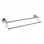 Bayswater Traditional Double Towel Bar Rail Chrome