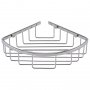Bayswater Traditional Deep Wirework Corner Shower Basket Chrome