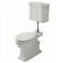 Bayswater Victrion Low Level Pan with Lever Cistern and Flush Pipe White - Excluding Seat