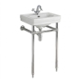 Bayswater Westcott Basin with Frame 550mm Wide - White