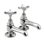 Bristan 1901 Basin Pillar Taps with Ceramic Disc Valves - Chrome