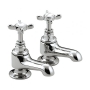 Bristan 1901 Bath Pillar Taps with Ceramic Disc Valves - Chrome
