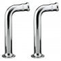 Bristan 5412 Cross Top Upstands For Bib Taps - Chrome Plated