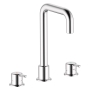 Bristan Altum 3-Hole Basin Mixer Tap Deck Mounted - Chrome