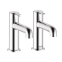Bristan Altum Basin Taps Pair Pillar Mounted - Chrome