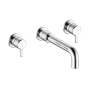 Bristan Altum 3-Hole Bath Filler Tap Wall Mounted - Chrome