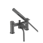 Bristan Apelo Bath Shower Mixer Tap Pillar Mounted - Gun Metal