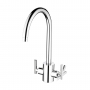 Bristan Artisan Filter Mono Kitchen Sink Mixer Tap Dual Handle - Chrome