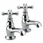 Bristan Colonial Basin Taps - Chrome Plated