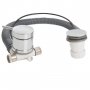 Bristan Free Flow Bath Filler with Pop Up Waste and Overflow Chrome - Slotted