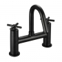 Bristan Cruzar Bath Filler Tap Pillar Mounted - Black