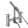 Bristan Cruzar Bath Shower Mixer Tap Pillar Mounted - Chrome