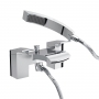 Bristan Descent Bath Shower Mixer with Kit Pillar Mounted - Chrome