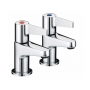 Bristan Design Utility Lever Basin Taps - Chrome Plated
