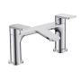 Bristan Frammento Bath Filler Tap Pillar Mounted - Chrome
