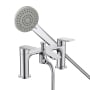 Bristan Frammento Bath Shower Mixer Tap Pillar Mounted - Chrome