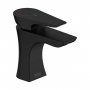 Bristan Hourglass Eco Start Basin Mixer Tap with Clicker Waste - Black