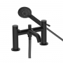 Bristan Mila Bath Shower Mixer Tap Pillar Mounted - Black