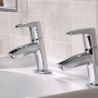 Bristan Orta Modern Basin Taps - Chrome