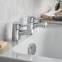 Bristan Prism Bath Taps - Chrome Plated