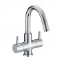 Bristan Prism 2 Handle Basin Mixer Tap - Chrome Plated