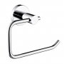 Bristan Round Brass Toilet Roll Holder - Chrome Plated