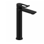 Bristan Saffron Eco Start Tall Basin Mixer Tap with Clicker Waste - Black