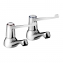 Bristan Value Basin Taps Pair with 6 Inch Lever Handles - Chrome